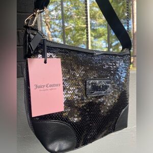 JUICY COUTURE BAG,Juicy Couture Black Shoulder Bag.